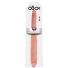 king cock gode double naturel 40.6 cm