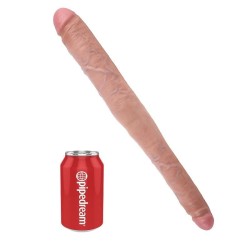 king cock gode double naturel 40.6 cm