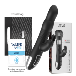 brilly glam- moebius rabbit vibrateur et rotateur watchme technologie sans fil compatible