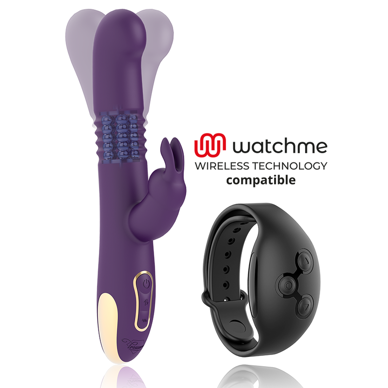 bastian rabbit up & down, rotateur et vibrateur compatible avec la technologie sans fil watchme bastian rabbit up & down, rotateur et vibrateur compatible avec la technologie sans fil watchme
