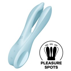 vibrateur threesome 1 bleu