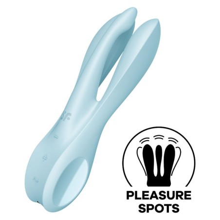 vibrateur threesome 1 bleu