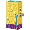 vibrateur multi g-spot flex 5 bleu