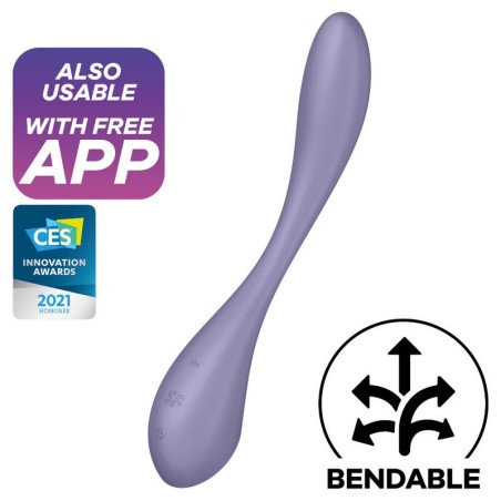vibrateur multi g-spot flex 5 lilas