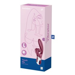 vibration de lapin touch me rouge