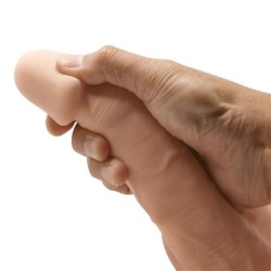 belle rencontre bahamut gode réaliste flexible 21.8 cm naturel