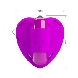 masseur de clitoris heartbeat 10 modes de vibration violet