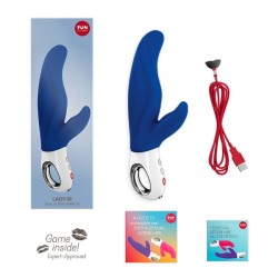 lady bi double vibrateur ultramarin