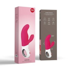 miss bi dual vibrateur rose blanc