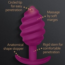 gplug twist 2 plug anal violet