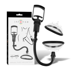 pompe vaginale manuelle avec deux coupelles interchangeables