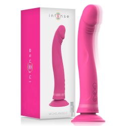 gode vibrateur en silicone rose michelangelo