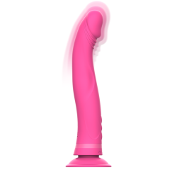 gode vibrateur en silicone rose michelangelo
