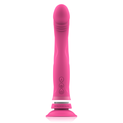 gode vibrateur en silicone rose michelangelo