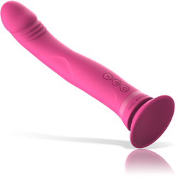 gode vibrateur en silicone rose michelangelo