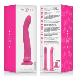 gode vibrateur en silicone rose michelangelo