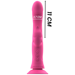 vibrateur julio rabbit silicone rose