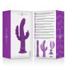 vibrateur en silicone casanova rabbit triple moteur violet