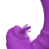 vibrateur flexible harry avec langue violet