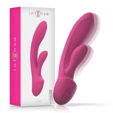vibrateur luigi rabbit silicone liquide rose