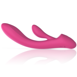 vibrateur luigi rabbit silicone liquide rose