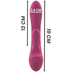 vibrateur luigi rabbit silicone liquide rose