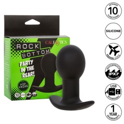rock bottom plug anal 10 vibrations silicone noir