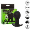 rock bottom plug anal 10 vibrations silicone noir