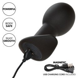 rock bottom plug anal 10 vibrations silicone noir