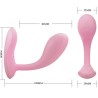 baird application g-spot 12 vibrations rechargeable rose