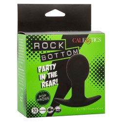 rock bottom plug anal 10 vibrations silicone noir