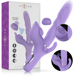 billie vibrateur multifonction rechargeable ondes stimulantes avec bouton poussoir violet