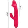 vibrateur up & down rechargeable multifonction dua avec langue rouge