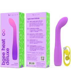 vibrateur rechargeable bgee heat infinite deluxe lavande silicone