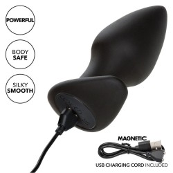 rock bottom plug anal parfait 10 vibrations silicone noir