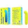 vibrateur en silicone rechargeable bcute curve infinite classic jaune