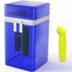 vibrateur en silicone rechargeable bcute curve infinite classic édition limitée jaune