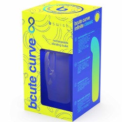 vibrateur en silicone rechargeable bcute curve infinite classic édition limitée jaune