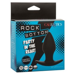 rock bottom plug anal parfait 10 vibrations silicone noir