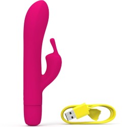 vibrateur rechargeable classique bwild bunny infinite silicone rose