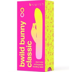 vibrateur rechargeable classique bwild bunny infinite silicone rose