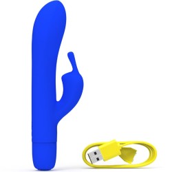 vibrateur rechargeable classique bwild bunny infinite silicone bleu