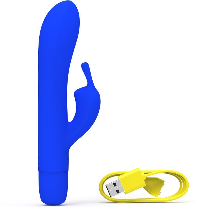 vibrateur rechargeable classique bwild bunny infinite silicone bleu vibrateur rechargeable classique bwild bunny infinite silicone bleu