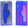 vibrateur rechargeable classique bwild bunny infinite silicone bleu