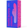 vibrateur rechargeable classique bwild bunny infinite silicone bleu