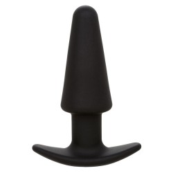 rock bottom tapered anal plug 10 vibrations silicone noir