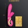 vibrateur grabbit mini rose en silicone