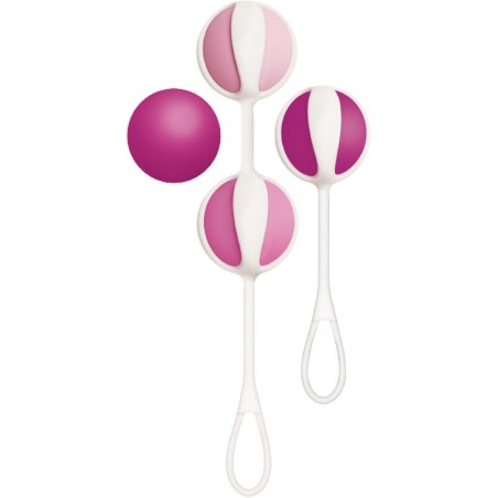 set 4 boules de geisha mini violet