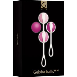 set 4 boules de geisha mini violet