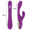 apolo vibrateur multifonction rechargeable 7 vibrations avec langue oscillante violet